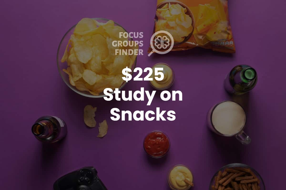 Paid Online Focus Group on Snacks ($225) - FG Finder