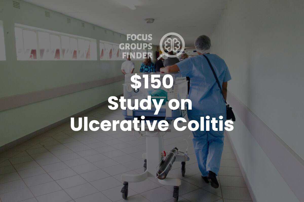 Paid Online Focus Group on Ulcerative Colitis ($150) - FG Finder