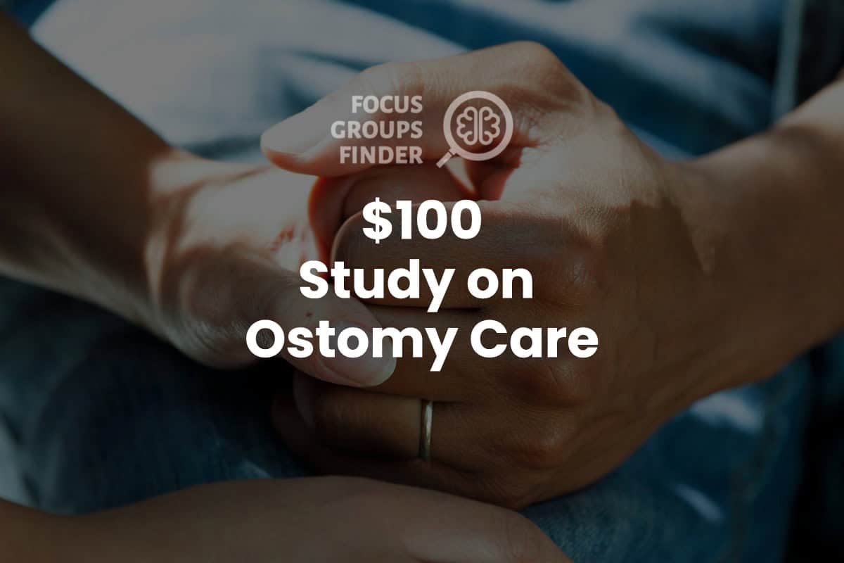 Paid Online Focus Group on Ostomy Care (100) FG Finder