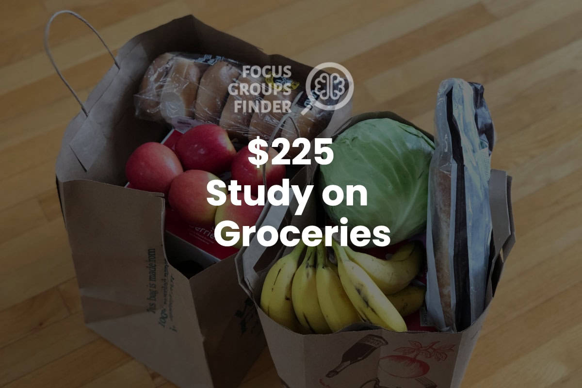 Paid Online Focus Group on Groceries ($225) - FG Finder